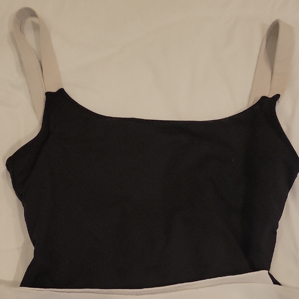 BECCA Black and White One Piece Swim Suit